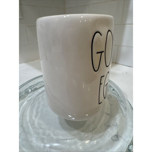 Rae Dunn Double Sided Easter Good Egg Bad Egg White Mug - Picture 6 of 9